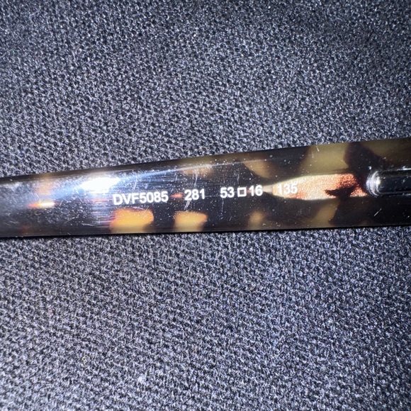 Diane Von Firstenberg Tortoise Shell Eyeglasses - Picture 7 of 7